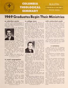 Columbia Theological Seminary Bulletin, 62, number 3, July 1969