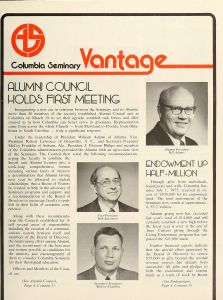 Columbia Theological Seminary Vantage, 70, number 3, April 1976