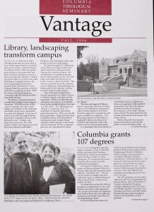 Columbia Theological Seminary Vantage, 88, number 2, Fall 1996
