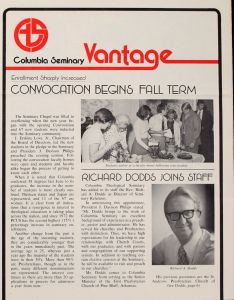Columbia Theological Seminary Vantage, 70, number 5, Fall 1976