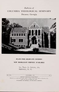 Columbia Theological Seminary Bulletin, 45, number 3, November 1952