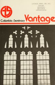 Columbia Theological Seminary Vantage: Course catalog series 1975, 69, number 2, February 1975