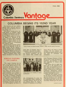Columbia Theological Seminary Vantage, 75, number 2, Summer 1983