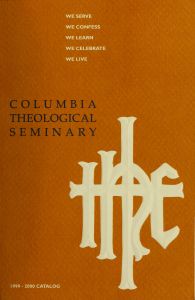 Columbia Theological Seminary Course Catalog 1999-2000, June 1999-2000