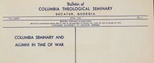 Columbia Theological Seminary Bulletin, 35, number 1, June 1942