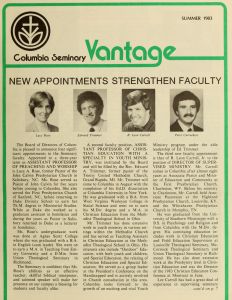 Columbia Theological Seminary Vantage, 75, number 3, Fall 1983