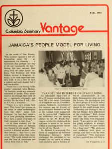 Columbia Theological Seminary Vantage, 73, number 3, Fall 1981
