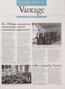Columbia Theological Seminary Vantage, 77, number 3, Winter 1986