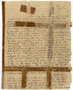 Letter: Georgia, Sarah Alexander and Artemus Baker, 1836-1840