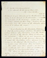 Letter fragment from the Charleston Presbytery to James Henley Thornwell, 1861