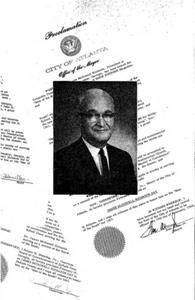 Bulleting, Man of the South ceremony, 1967