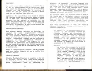 Inclusive Language Statement, 1988