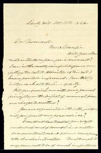 Letter from Thos. Alex. Hoyt to James Henley Thornwell, 1854