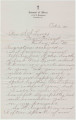 Letter from Mother Bernadine to Samuel Spahr Laws, 1917