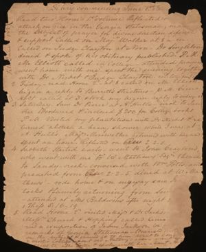 Moses Waddel-Diary 1826-1827