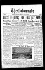 Colonnade April 25, 1932