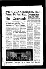 Colonnade May 25, 1940