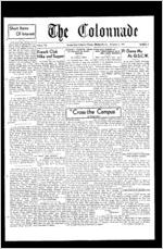 Colonnade November 2, 1931