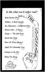Colonnade May 7, 1970