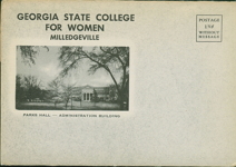 Georgia State College for Women. Parks Hall- Administration Building- Front Cover