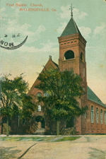 First Baptist Church, Milledgeville, Ga. - Front Side