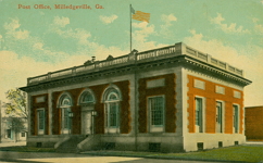 Post Office, Milledgeville, Ga. - Front Side