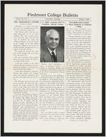 Piedmont College Bulletin, Winter 1953