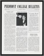 Piedmont College Bulletin, Autumn 1958