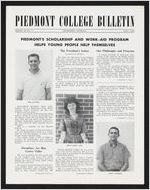 Piedmont College Bulletin, Fall 1959