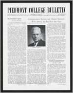 Piedmont College Bulletin, Summer 1959
