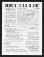 Piedmont College Bulletin, Winter 1964-1965