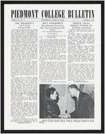 Piedmont College Bulletin, Summer 1968
