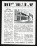 Piedmont College Bulletin, Spring 1969