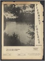 Piedmont College Bulletin, April 1938