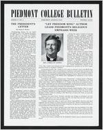 Piedmont College Bulletin, Winter 1979-1980