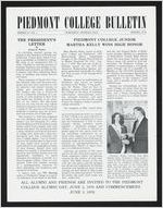Piedmont College Bulletin, Spring 1979