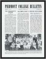 Piedmont College Bulletin, Summer 1979