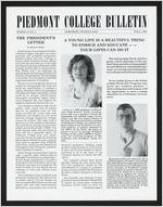 Piedmont College Bulletin, Fall 1982