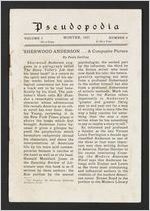 Pseudopodia, vol. 1, no. 4, Winter 1937