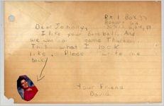 Letter, Bogart, GA, to Johnny Mize, 1989 June 24