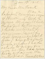 Letters of sympathy and support to Leo Frank, 1915 January - May