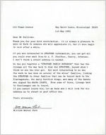 Ford, William Warner, correspondences related to the Strother family