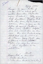 Hubbard, William "Bill" O., correspondences related to the Taylor family, the Darrin family, the Struther family, the Buckner family, the Clark family, the Hite family, the Rogen family, the Croghan family, the Gwathomey family, the Anderson family, the O'Fallon family, the Thurston family, the Fitzhugh family, the Rogers family, the Bullit family, the Pannil family, the Bailey family,the Dabney family, the Banks family, the Kavanaugh family, the Jones family, and the Lee family