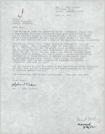 Nielson, Sylvia T. (Mrs. L. Dick), correspondences related to the Tatershall family
