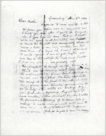 Strother, G. Um. And Jno. F., correspondences related to the Strother family and the Pryor family
