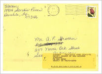 Walker, Unknown, correspondences related to unknown family