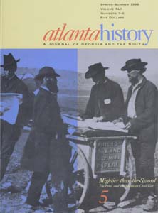 Atlanta History: A Journal of Georgia and the South, Vol. 42, No. 1-2, Spring-Summer 1998