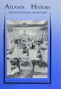 Atlanta History: A Journal of Georgia and the South, Vol. 34, No. 1, Spring 1990