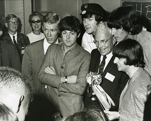 Ivan Allen with the Beatles
