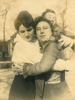Women with dog